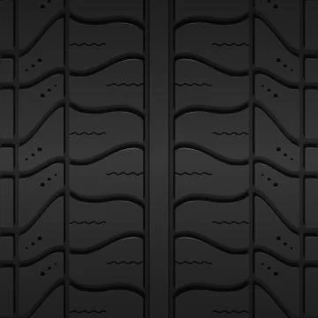 Macro tire trace Stock Illustration