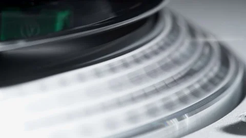 Macro Turntable 9 Video stock 77253198