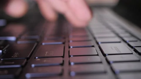 Macro Typing, Lit 库存影片 237287458