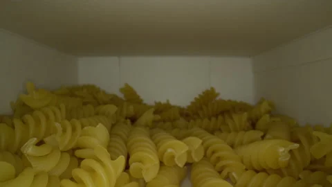 Macro video inside a packet of pasta Stock-Footage 158820704
