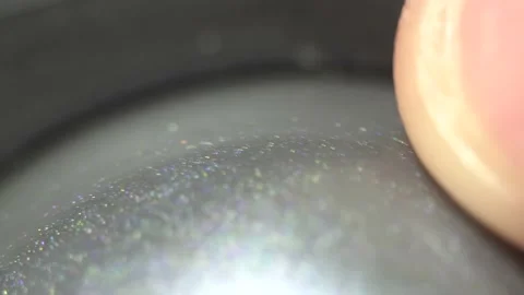 Macro Video Of Person Rolling A Track Ball In Plain White Light Stock Footage 141543967