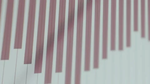Macro view of a bar chart Stock Footage 331144697