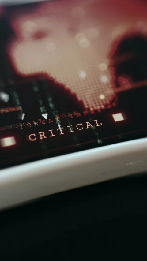 Macro View of Bot Trust Score Analysis in a Wide Dashboard - Macro Detail Stock Footage 336983976