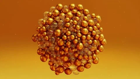 Macro View on Complicated Molecules Stock Footage 130909703