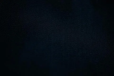 Macro view of dark blue woven technical fabric with. Stock Photos