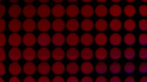 Macro View of a Digital LED Panel with RGB Pixel Grid Foto stock