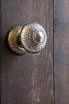 Macro view of the door handle Photos