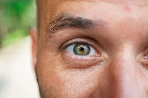 Macro view of an eye Stock Photos