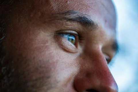 Macro view of an eye Stock-Fotos
