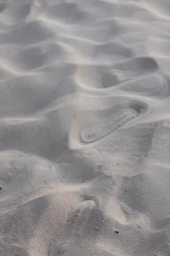 Macro View of Fine White Beach Sand Stock Photos
