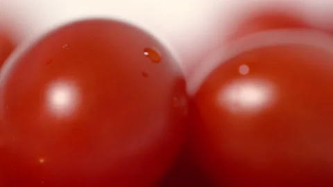 Macro view of Fresh tomatoes Vídeos de archivo 136555085