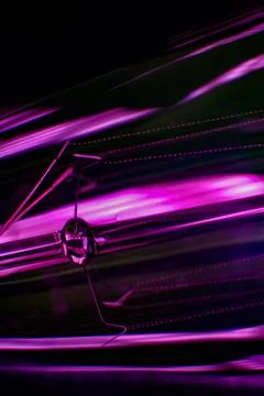 Macro view of interior filaments of edison lightbulb Stock Photos