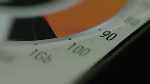 Macro view of Internet Speed Test App showing the best result Stock Footage 291526695