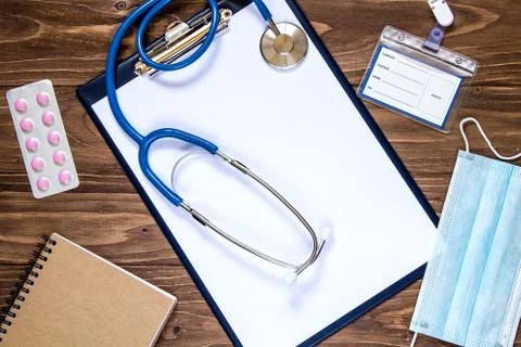 Macro view to the medical objects. Original objects for your desktop Stock Photos