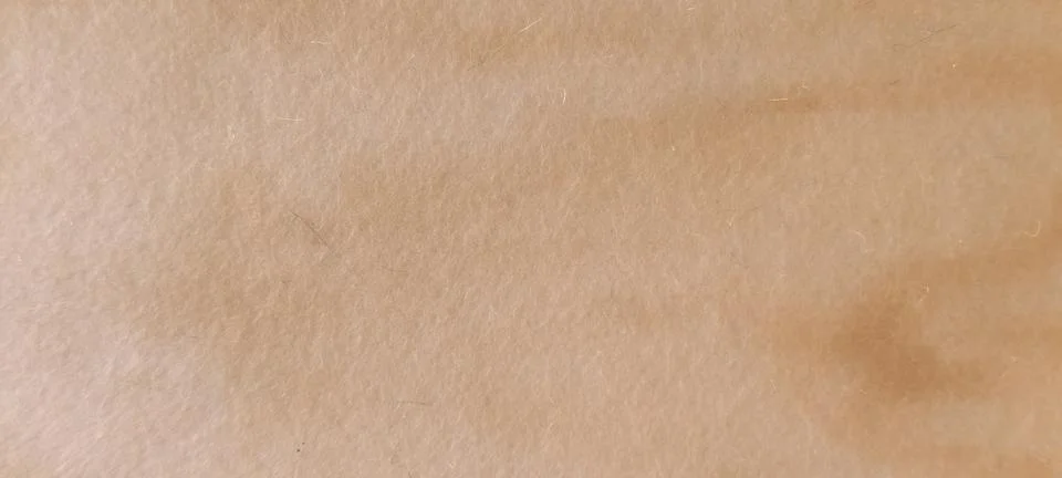 Macro view of a soft beige textured surface 写真素材