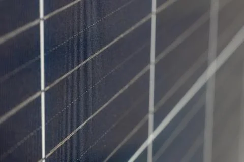Macro view of Solar Panel. Close up of solar panels - macro. 写真素材