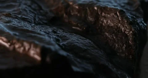 Macro View of a Stone Surface Texture. Video stock 270216258