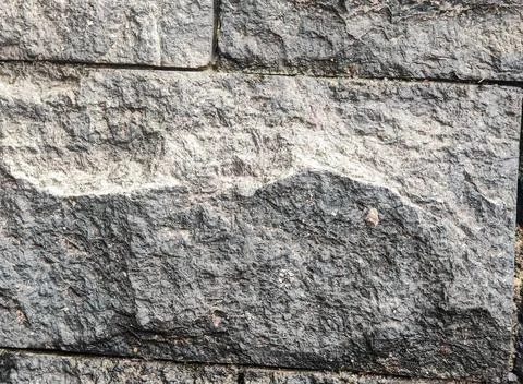 Macro Volcanic Basalt Stone Texture - Rough Dark Gray Rock Surface Backgroun Stock Photos