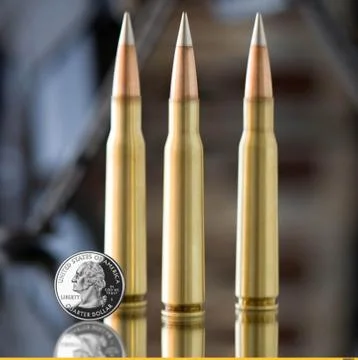 Macro war, Bullets Stock Photos