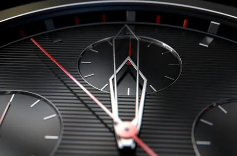 Macro Watch Closeup Stock Illustration