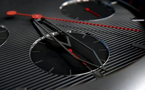 Macro Watch Closeup Stock Illustration