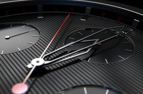 Macro Watch Closeup Stock Illustration