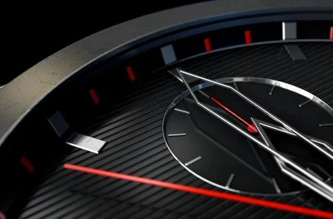 Macro Watch Closeup Stock Illustration