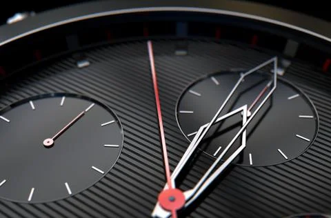 Macro Watch Closeup Stock Illustration