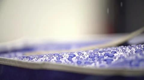 Macro Water Droplets Pan In Super Slow Motion 240fps Stock Footage 26014297