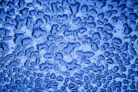 Macro water drops on abstract background Stock Photos