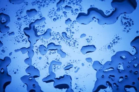 Macro water drops on abstract background 스톡 사진