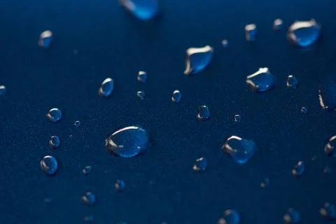 Macro of water drops Stock Photos