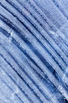 Macro winter scene Stock Photos