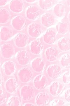 Macro of wrap bubble texture Foto stock