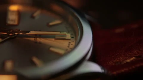 Macro Wrist Watch Dial Stock Footage 51781003