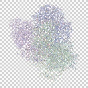 Macromolecule illustration Stock Illustration