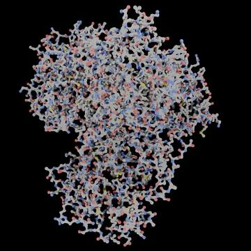 Macromolecule illustration Stock Illustration