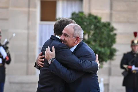 Macron, Pashinyan hold talks on sidelines of International Space Summit, Paris,  Photos