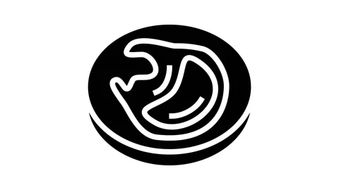 Macrophage cell immunity glyph icon animation Stock Footage 224904322