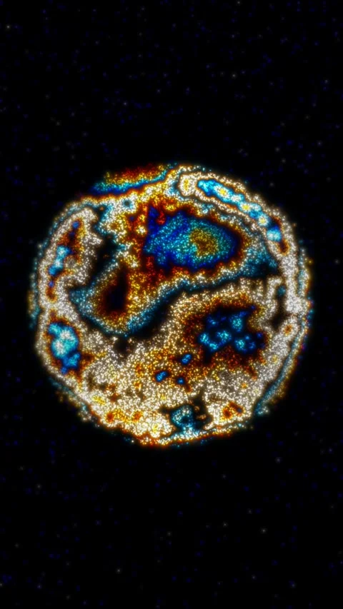 A macrophage's nuclear structure is revealed in microscopic imaging Stock Footage 320113864