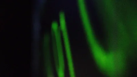 Macroscopic view of binary code sequence on LCD computer screen Vidéo 111660644