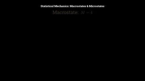 Macrostates and Microstates (Statistical Mechanics) Stock Footage 336565596