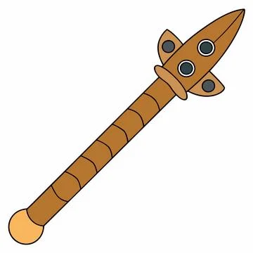 Macuahuitl Stock Illustration