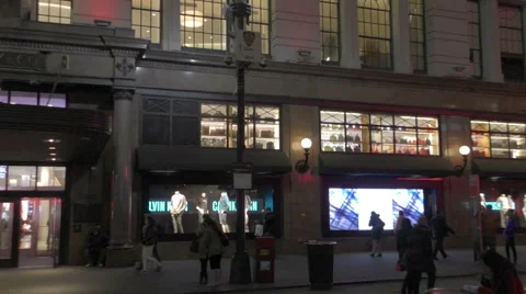 Macy's flagship store New York City Stock Footage 48984242
