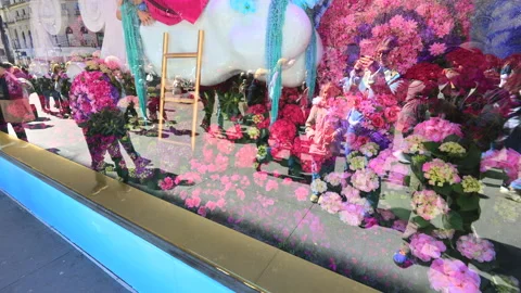 Macy’s Flower Show 2023 is opened at Herald Square in New York City Vídeos de archivo 237008832
