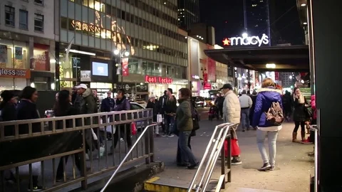 Macy's, Manhattan, NYC Video stock 82765865