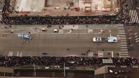 Macy's Parade Stock Footage 243400007