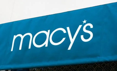 Macy's Store and Sign Stock Photos