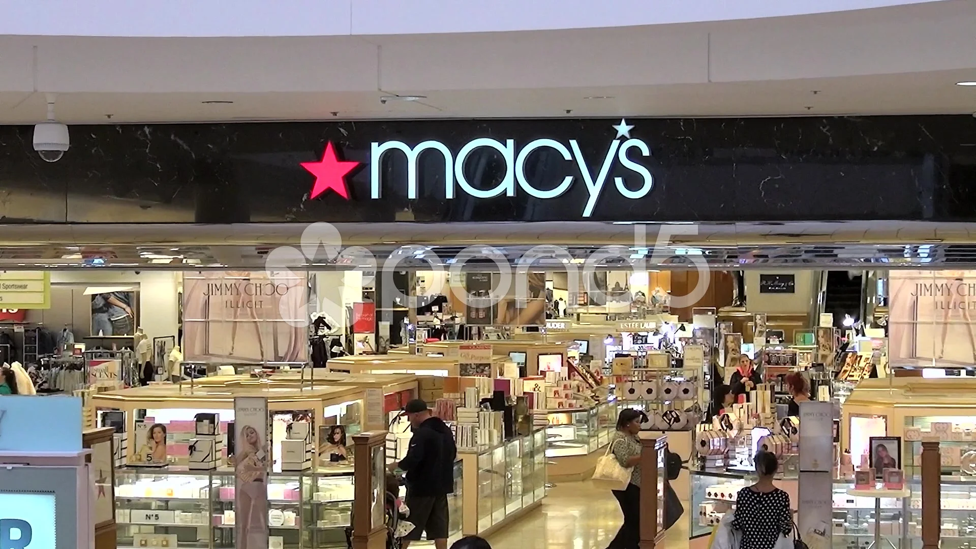 Macy`s Department Store Interior in New York Editorial Photo