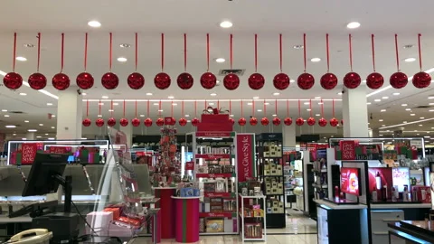 Macy's Store in the Mall all Dressed Up Stock Video Pond5